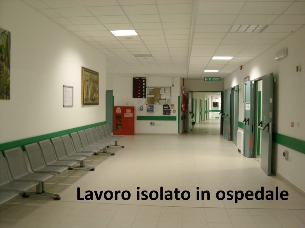  Il lavoro isolato nel settore ospedaliero